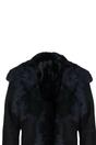 Black Toscana Sheep Suede Leather Trench Coat, Image 6 of 8