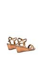 Rose 'Sammy' Diamante Mid Heel Strappy Wedge Sandals, Image 4 of 6