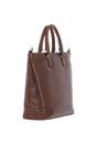 Brown Large Real Leather Shopper Bag, Image 4 of 4