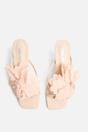 Peach Varley Peach 3-D Flower Mule Mid Heels, Image 3 of 4