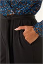 Royal Blue Sequin Wrap V-Neck Stretch Jumpsuit, Image 5 of 5