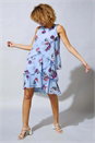 Lilac Floral Spot Chiffon Layer Dress, Image 2 of 4