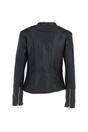 Black Ashwood Leather Black 'Vento' Real Leather Biker Jacket, Image 4 of 5