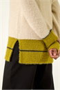 Ivory  Stripe Trim V-Neck Knit Jumper, Image 5 of 5