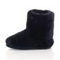 Navy Blue AJVANI Navy Blue Faux Fur Lined Slip On Memory Foam Mules Slippers, Image 3 of 6