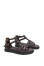 Brown XY LONDON Brown 'Haden' Flatform Gladiator Sandals With Chunky Sole, Image 3 of 6