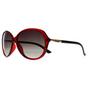 Red Oval Transparent Burgundy Smoke Gradient N2809, Image 2 of 3