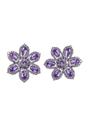 Lilac Lilac Floral Stud Earrings, Image 1 of 5