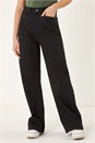 Black Dusk Denim Stretch Wide Leg Jeans, Image 4 of 5