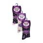 Lilac 9 Pairs Cotton Patterned Non Elastic Socks, Image 5 of 5