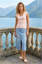 Light Pink Faux Pearl Trim Top, Image 2 of 4