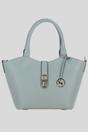 Olive 'Maristella' Real Leather Handbag with Detachable Crossbody Strap, Image 1 of 5