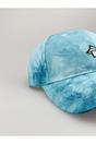 Blue Cappy Paper Airplane Embroidery Tie Dye Cap, Image 5 of 5
