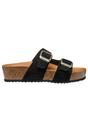 Black D Brionia H Leather Sandals, Image 3 of 5