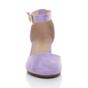 Lilac AJVANI Lilac Mid Block Heel Ankle Strap 2 Part Heels, Image 5 of 5