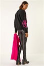Black Cornelli Floral Knit Jumper, Image 3 of 5