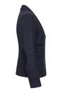 Navy Infinity Leather Navy Women's Navy Tweed Formal Blazer, Image 5 of 7
