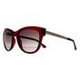 Red Cat Eye Transparent Burgundy Smoke Grey Gradient N2807, Image 2 of 3