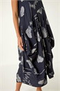  Abstract Bubble Hem Midi Dress, Image 5 of 5