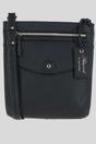 Black Ashwood Leather Black 'Five CB' Real Leather Cross Body Bag, Image 1 of 5