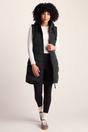Black Ranskill Long Insulated Gilet, Image 4 of 6