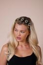 Black SVNX Black Embellished Crystal Headband, Image 1 of 5