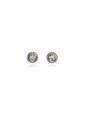 Silver Cachet London Bree Solitaire Silver Earrings, Image 1 of 2