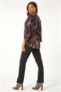 Red Textured Paisley Print Shirt, Image 4 of 5