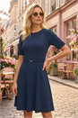  Belted Fit & Flare Dress, Image 2 of 4
