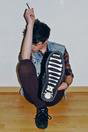 Black TUK Footwear Black Pointed Creeper Sneaker Suede Shoes, Image 7 of 8