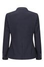 Navy Infinity Leather Navy Women's Tweed Navy Check Blazer Wool Jacket, Image 4 of 4