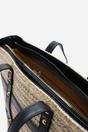  Catalina Large Raffia Bag with Stud Detail, Image 5 of 7