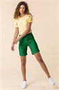 Emerald Turn Up Stretch Shorts, Image 3 of 4