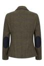 Olive Infinity Leather Olive Women's Olive Tweed Herringbone Check Blazer, Image 6 of 7
