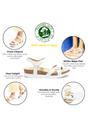White Womens Platform Wedge Sandals - Sulia B1, Image 3 of 8