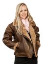 Brown B3 Sheepskin Leather Flying Jacket, Image 2 of 5