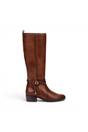 Brown Womens Leather Knee High Boots -W1U-9764, Image 1 of 6