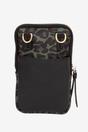 Khaki Leopard Crossbody Phone Bag, Image 2 of 2