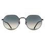 Black Ray-Ban Black Round Polished Black Grey Gradient RB3565 Jack, Image 1 of 3