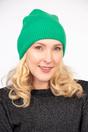 Green Plain Winter Beanie Hat, Image 1 of 3