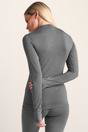 Grey Snowdon Thermal Crew Neck Base Layer, Image 3 of 5