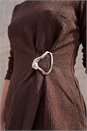 Chocolate Trim Detail Top, Image 4 of 4