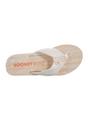 Cream Diver Wedge Sandals, Image 4 of 4