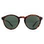 Round Havana Green Polarized Sunglasses, Image 1 of 4