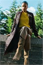Brown Animal Print Formal Pocket Coat, Image 7 of 7