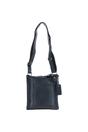 Navy Vintage Small Leather Shoulder Bag, Image 4 of 4