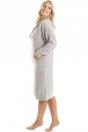 Light Grey Camille Lingerie Light Grey Comfy Fit Hacci Lounger, Image 2 of 5