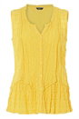 Yellow Sleeveless Crinkle Blouse, Image 4 of 8