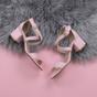 Light Pink AJVANI Light Pink Mid Block Heel Crossed Straps Sandals, Image 4 of 6
