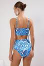 Multi WOVCOR Multi Super High Waist Shaping Hipster Bikini Bottom with Contoured Fit, Image 5 of 5